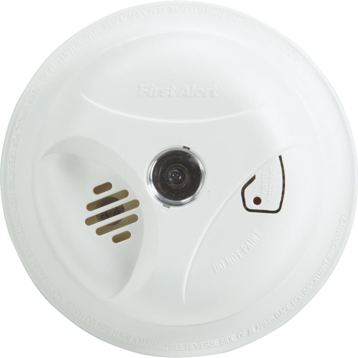 First Alert Battery Operated 9V Ionization Smoke Alarm with Light AR