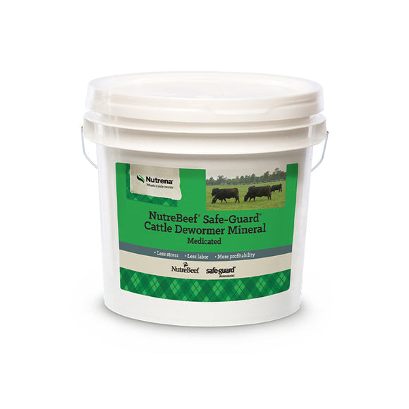 Nutrena 4486 NutreBeef Safe-Guard Cattle Dewormer Mineral - Medicated