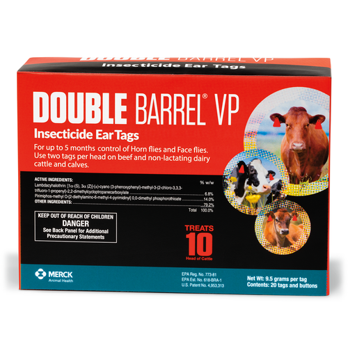 Merck Double Barrel® Vp Insecticide Ear Tags