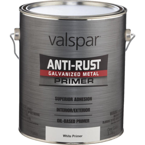 Valspar Anti-Rust Galvanized Metal Primer, White, 1 Gal.