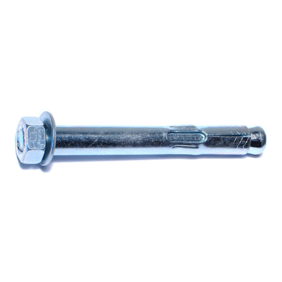 Monster Fastener Zinc Plated Steel Hex Nut Sleeve Anchors