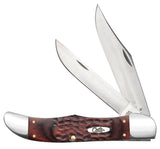 Case Rosewood Standard Jig Folding Hunter with Leather Sheath
