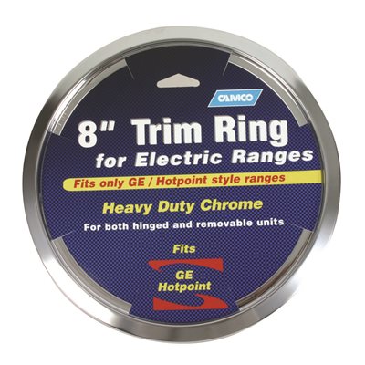 Camco  8 GE Hotpoint Trim Ring (Chrome)