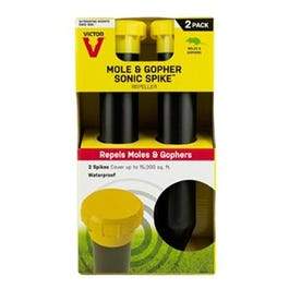 Mole & Gopher Sonic Spikes, 12-In., 2-Pk.