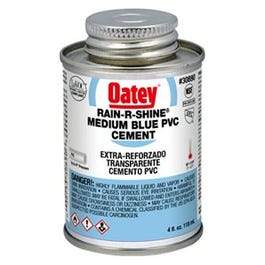 4-oz. Rain-R-Shine Blue PVC Pipe Cement