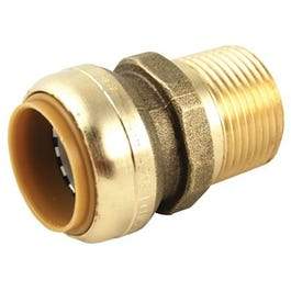 1 x 1-In. MIP Straight Pipe Connector, Lead-Free