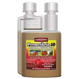 Permethrin 10 Livestock & Premise Insecticide Spray, Concentrate, 8-oz.
