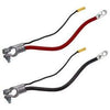Battery Cable, Top Post, 4 AWG, Black, 25-In.