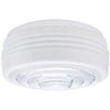 Drum Ceiling Shade, White/Clear, 8.75-In.