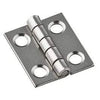 Narrow Hinge, Nickel, 3/4 x 5/8-In.