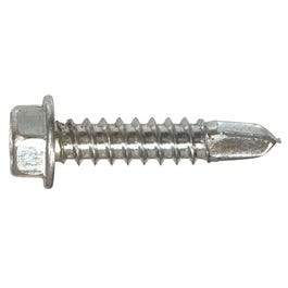 Hex Washer Head, Self-Drilling Screws, #8 x 0.75-In., 1-Lb.