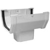 Duraspout Gutter Drop Outlet, White