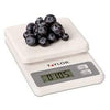 Compact Digital Kitchen Scale, White, 11-Lb. Capacity