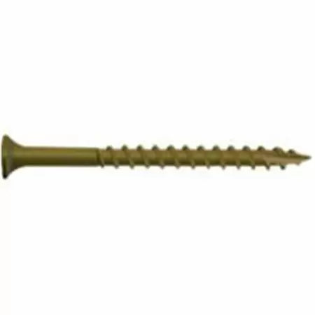 National Nail Buglehead Deck Screw, Star Drive, 3 X #9, Tan, 100CT