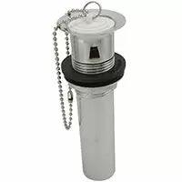 Plumb Pak PP3105PC 2-Piece PO Plug Drain With Chain and Stopper 5 X 1-1/4 in