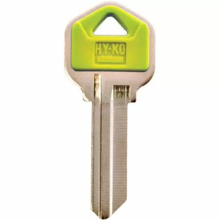 HyKo Key Blank - Kwikset Kw1Py Plastic Head (Yellow)