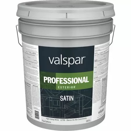 Valspar® Professional Exterior Paint 5 Gallon Satin Hi-Hide White