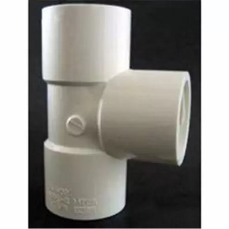 Ipex Pipe Tee, 3/4 in, Socket x Socket x FPT, 150 psi at 73 deg F, SCH 40, White