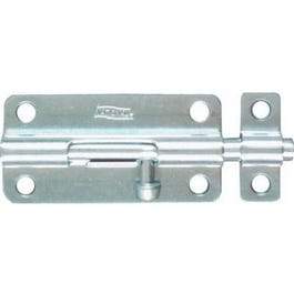 Door Barrel Bolt, Zinc, 4-In.