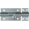 Door Barrel Bolt, Heavy-Duty, Zinc, 5-In.