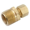 Brass Connector, 5/8-In. Compression x 1/2-In. Male Pipe Thread