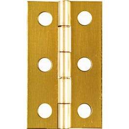 2-Pk., 2 x 1-3/16-In. Hinges, Light-Duty, Brass