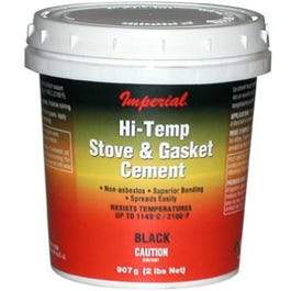 Furnace Cement, Black, 16-oz.