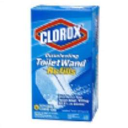 Disinfecting Toilet Wand Head Refill with Cleaner, 6-Ct.