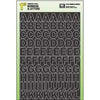 House Address Number & Letter Set, Peel & Stick, Black Vinyl, 1-In.