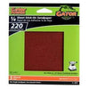 5-Pack 220-Grit 1/4-Sheet Stick-On Sandpaper