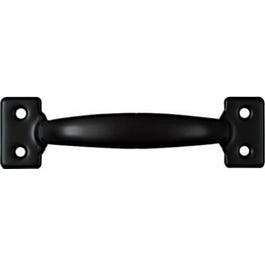 Door/Drawer Cabinet Pull, Satin Black, 6.5-In.