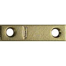 4-Pk., 2 x .5-In. Brass Mending Plate