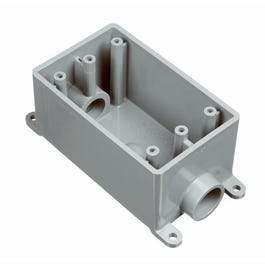 PVC Field Service Continuous Box, Single Gang, 0.75-In.