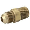 Gas Pipe Fitting, Male Union, Brass, 3/8 OD Flare x 3/8-In. MIP