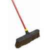 Bulldozer Push Broom, Rough Surface, Palmyra Bristles, 18-In.