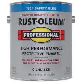 Professional Enamel Paint, Safety Blue Gloss, Gallon