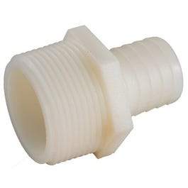 Pipe Fitting, Nylon Hose Barb, 3/8 ID x 1/4-In. MPT
