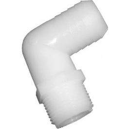 Pipe Fitting, Nylon Hose Barb Elbow, 3/4 ID x 3/4-In. MPT