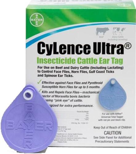 Bayer Cylence Ultra Ear Tags