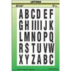 Address Letters, Vinyl Adhesive, Black on White, 2-In., Pkg.