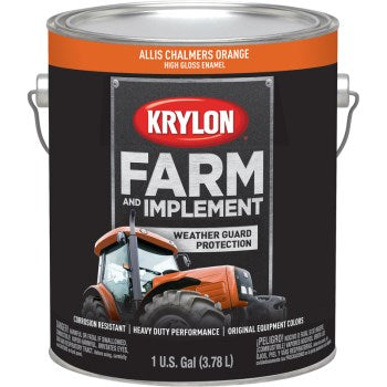 Krylon K01971000 Farm & Equipment Paint, 1971 Allis Chalmers Orange ~ Gal