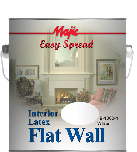 Majic Paints Easy Spread Flat Wall White 1 Gallon
