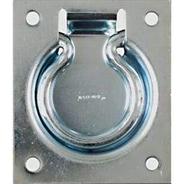 Chest & Door Ring Pull, Zinc-Plated, 100-Lb. Load