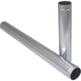 Galvanized Furnace Pipe, 30-Gauge, 3 x 24-In.