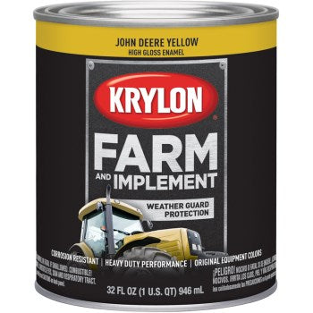 Krylon K02025000 John Deere Yellow ~ Qt