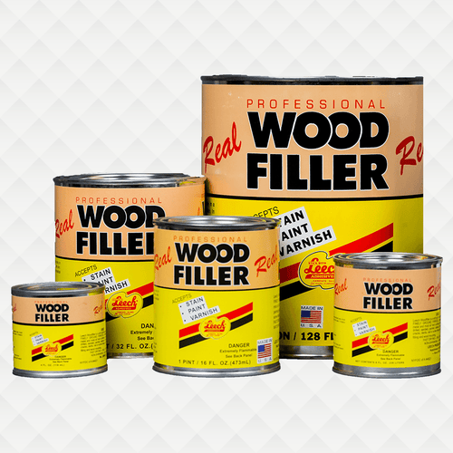 Leech Superior Grade Real Wood Filler 4 oz.