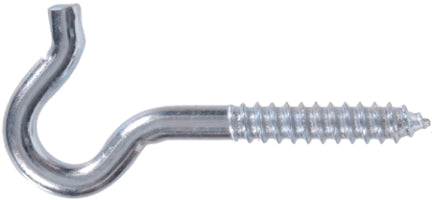 1/4X4-1/4 ZINC PLATED SCREW HOOK