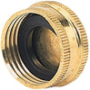 HOSE CAPS BRASS 2PK