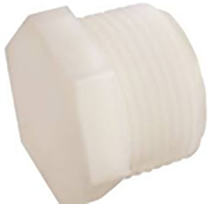 HEX HEAD PLUG 1/8 NYLON