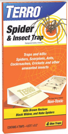 TERRO SPIDER TRAP 4PK